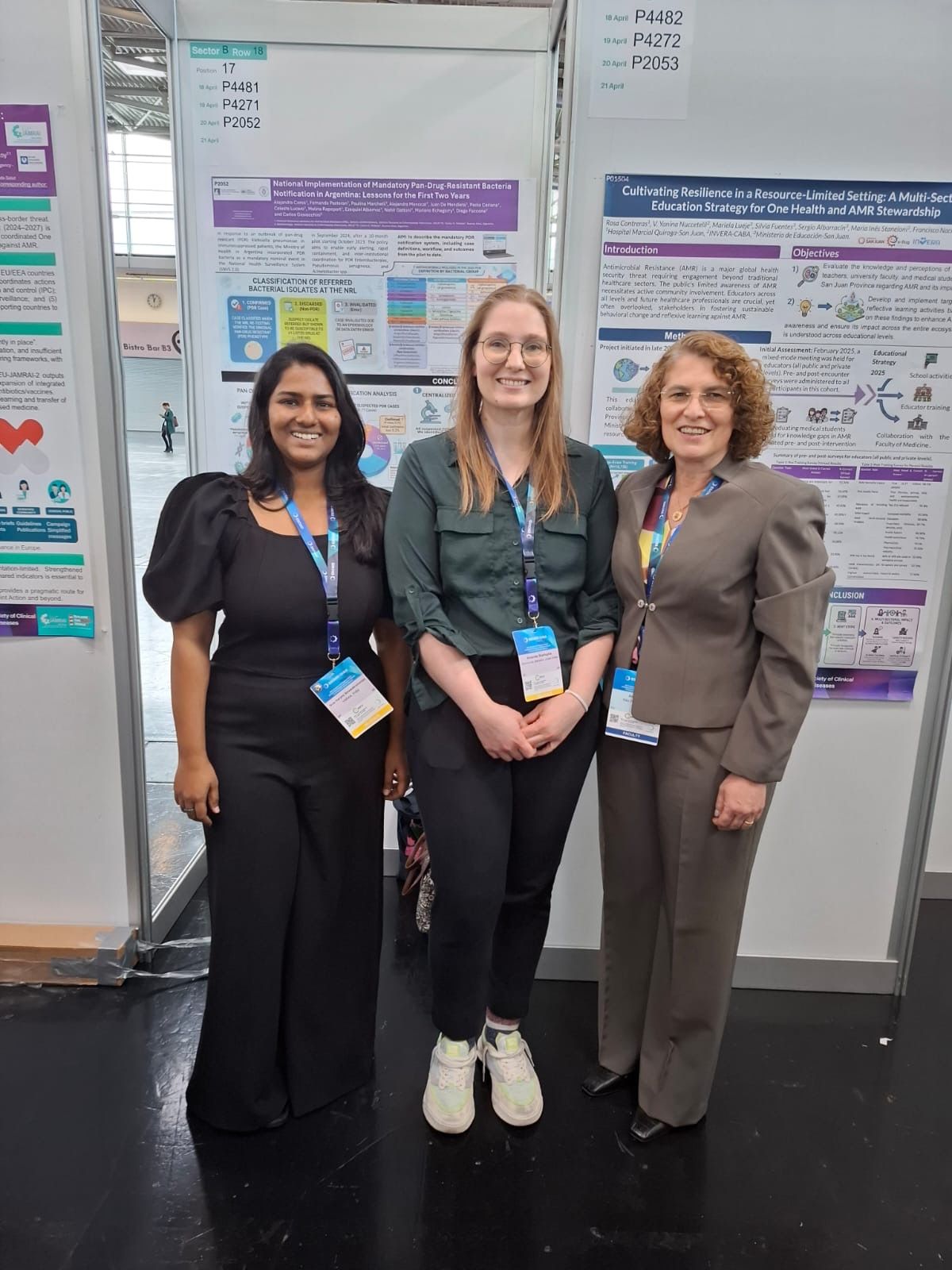 Data Challenge researchers at their poster at ESCMID Global 2026